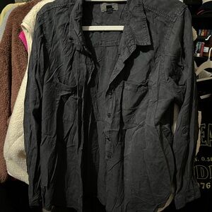 Universal Thread Black Button Down Shirt
